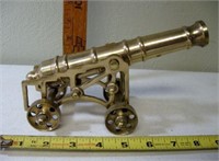 Vtg Brass Model Of British 19th Century Canon