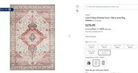 F54 Oriental Ivory / Berry Area Rug, 9'-0"x12'-0"