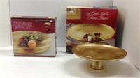 Italian Gold & Gold/Silver Platters