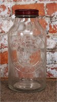 Antique jar, Horlick's Malted Milk embossed
