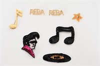 Reba and Elvis Pins