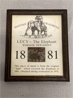 1881 Historic Fragment Lucy- The Elephant