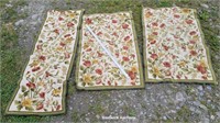 Set 3 Rubber Back Throw Rugs - Smell Nice &