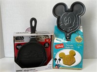 Disney Mickey and Star Wars Grogu Pancake Skillets