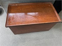 Wooden Chest on Wheels