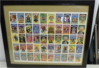 Full Sheet  Garbage Pail Kids Cards & Poster