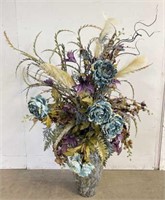 4.5 FT Floral Arrangement in Abalone Style Vase