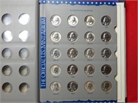 1954-1964 D Washington Silver Quarter in Album