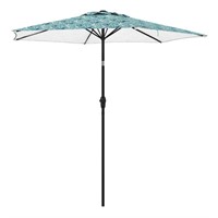 7.5-ft Alfresco Grotto Push-button Patio Umbrella