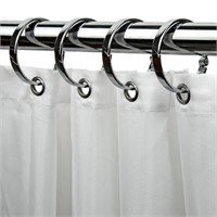 Chrome Aluminum Single Shower Curtain Rings