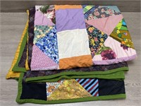 Hand Sewn Vintage Quilt - Twin / Full