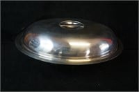 Stainless Steele Divided Serving Dish with Lid