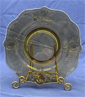 Heisey Collectors Club “Rococo” Pattern Plate