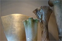 Medium Glass Flute Vase