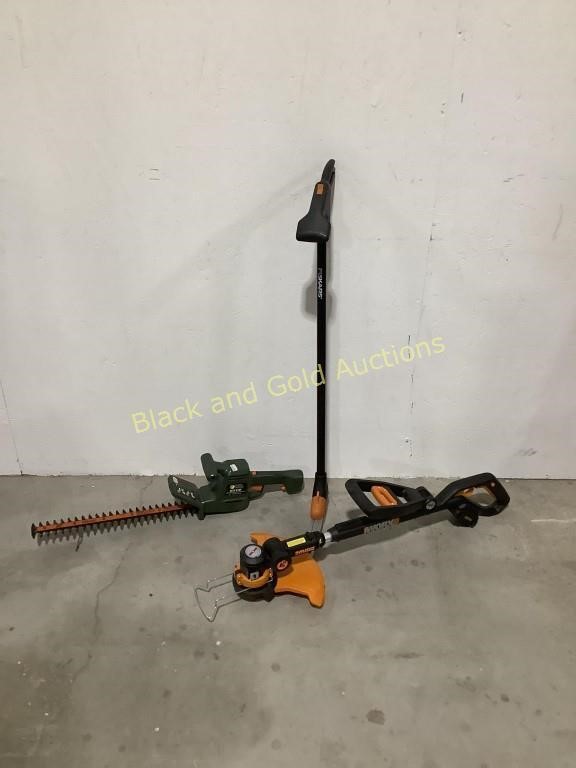 Worx Trimmer, Black & Decker Hedge Trimmer & More