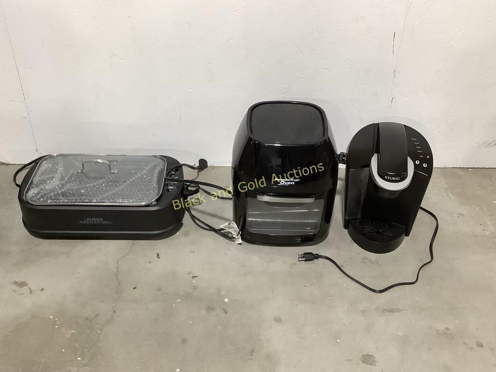 Power SmokelessGrill,Air Fryer,Keurig Machine