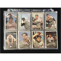 22 1953 Bowman Color Baseball Cards