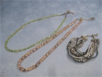 Two SS Necklace & 1 Bracelet