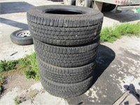 4-Goodyear Wrangler SR-A 265/70/R18 Tires 9/32Good