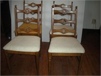 (4) Chairs - 1 Missing Upholstery