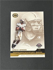 2001 Dynagon Drew Brees Top of Class Rookie Card