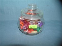 Vintage glass candy jar