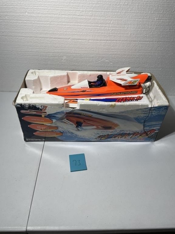 Vintage Radio Shack Remote Control Speed Boat Toy