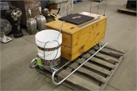 Ice Fishing Sled With Poles & Reels