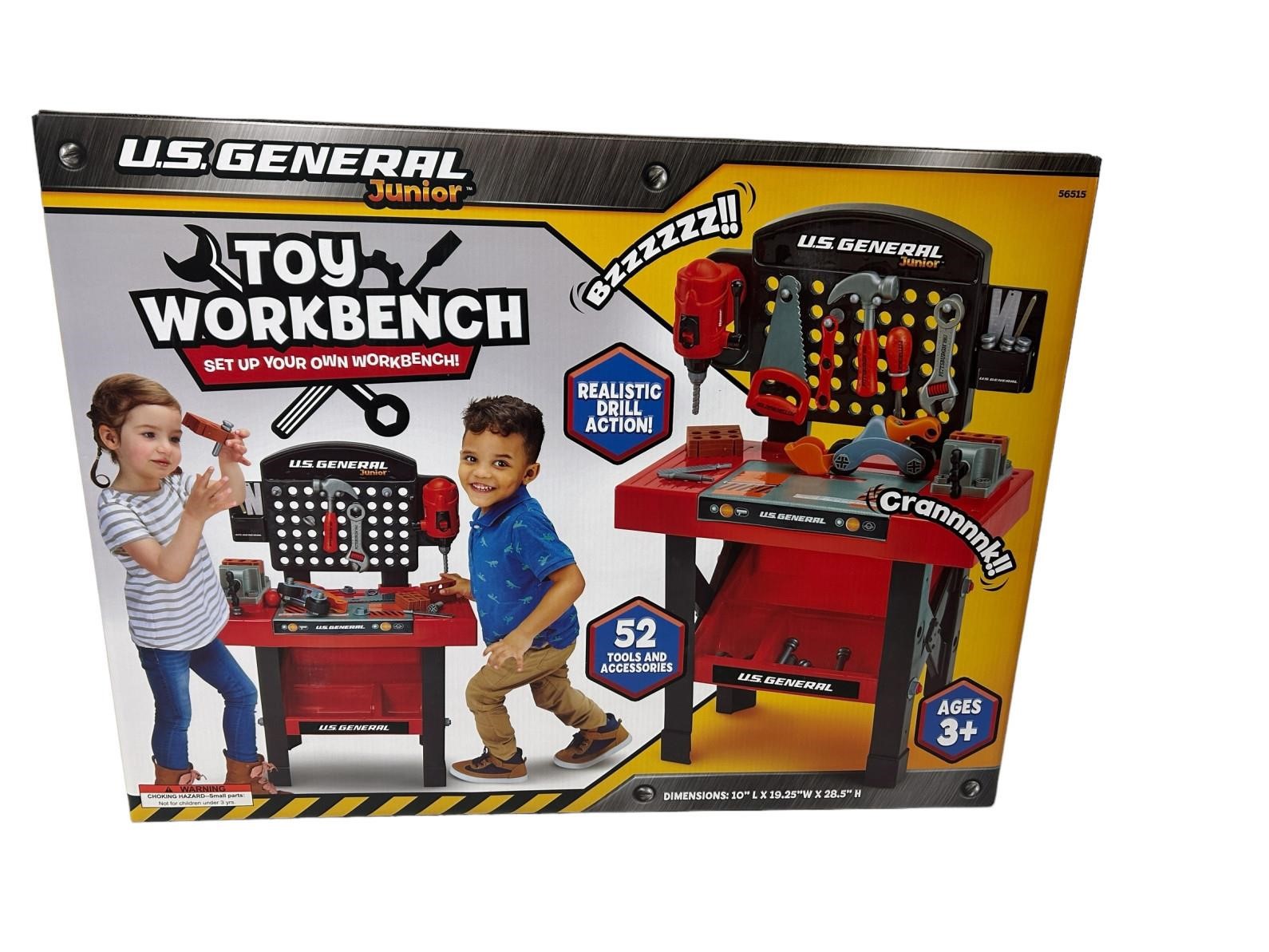 US General Kids Toy Workbench - 52 Tools