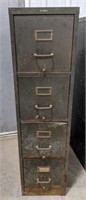 Vintage State Four Drawer Filing Cabinet. Had