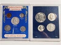 2 Symbols of American Freedom Coin Sets
