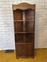 ANTIQUE CORNER CABINET