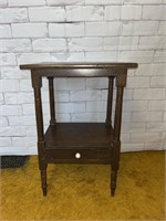 ANTIQUE ONE DRAWER TABLE