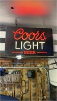 Coors Light Beer Sign