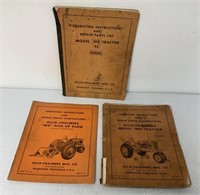 3 AC Operating Manuals,WD,WD45,Plow