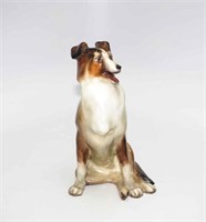 Royal Doulton Seated Collie dog HN105