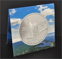 2014 $20 Canada silver coin, 99.99%