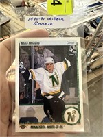 1990-91 UPPER DECK MIKE MODANO ROOKIE HOCKEY CARD