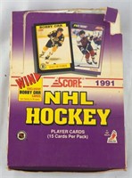 Fleer 1991 N H L Hockey Cards Full Box