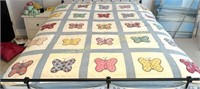HAND MADE BUTTERFLY QUILT