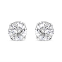 14K Gold Lab Diamond Stud Earrings