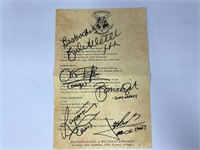 Autograph COA Weasley Family Letter