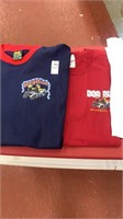 5 used lg dog run shirts