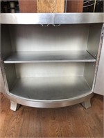 Post Modern Silver Bar Cabinet