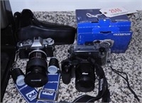 Lot #2046 - Olympus OMF 35MM camera with extended