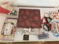 Lot of Cookie Cutters & Icing Kits