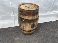 Wooden Stave Whiskey Barrel