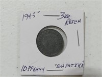 1945 THIRD REICH 10 PFENNING