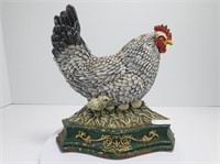 CAST 11" TALL ROOSTER DOOR STOP