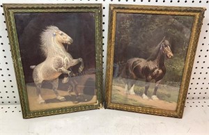 Antique Horse Prints 12x16